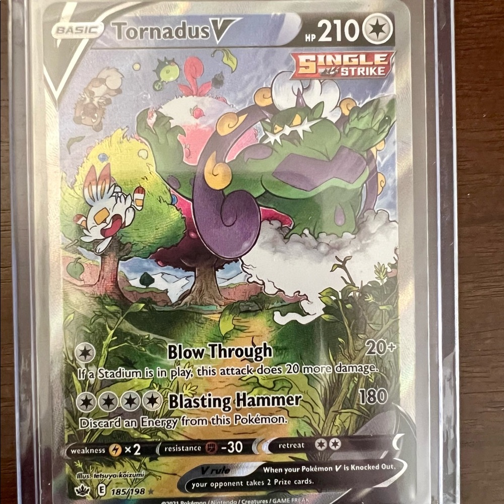 Pokémon Tornadus V (Alternate Art) Chilling Reign